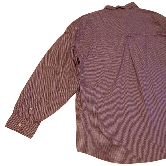 Chaps Big & Tall Plaid Shirt Men's Size 5XB - Picture 5 of 7